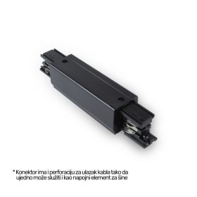 TROFAZNI I KONEKTOR WSO-26B CRNI